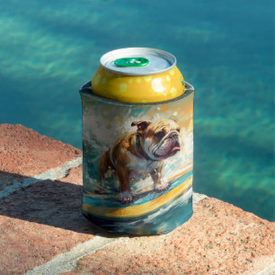 Rafraîchisseur Pour Canette Bulldog Beach Surf Peinture