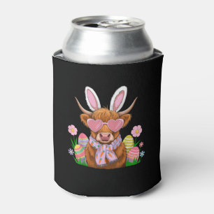 Rafraîchisseur Pour Canette Bunny Highland Vache Pâques Fermières Femmes Enfan