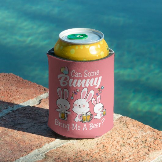 Rafraîchisseur Pour Canette Bunny M'Apporte Une Bière Heureuse Pâques (Piscine in situ)