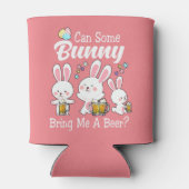 Rafraîchisseur Pour Canette Bunny M'Apporte Une Bière Heureuse Pâques (Dos)