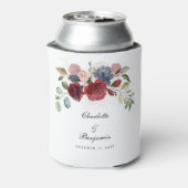 Rafraîchisseur Pour Canette Burgundy Bloom Rustic Floral Wedding Party (Can Dos)