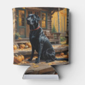 Rafraîchisseur Pour Canette Cabine du journal de l'extracteur Black Labrador A (Dos)