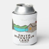 Rafraîchisseur Pour Canette Cabine du lac Smith Mountain (Can devant)