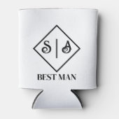 Rafraîchisseur Pour Canette Câbles gravés, Bachelor Party Cadeaux (Devant)