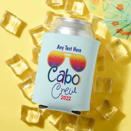 Rafraîchisseur Pour Canette Cabo Crew Vacances Famille Lune de miel Groupe Fil (Été in situ)