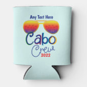 Rafraîchisseur Pour Canette Cabo Crew Vacances Famille Lune de miel Groupe Fil (Devant)