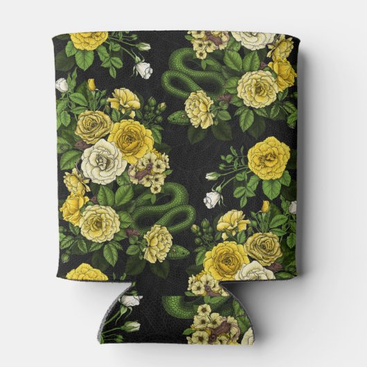 Rafraîchisseur Pour Canette Caché en rose, jaune et vert (Dos)