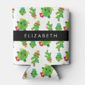 Rafraîchisseur Pour Canette Cactus mignons, Cactus Motif, Succulent, Votre Nom (Dos)