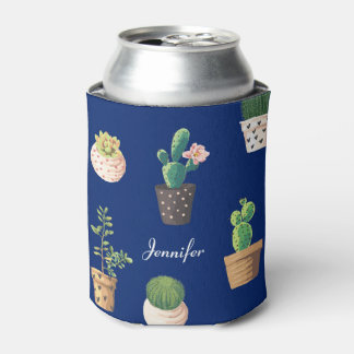 Rafraîchisseur Pour Canette Cactus Plante Succulent Personnalisé Can Cooler