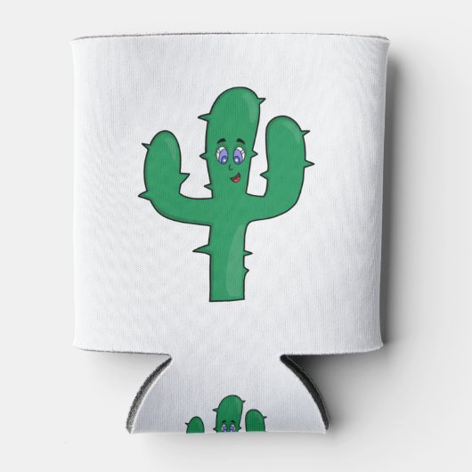 Rafraîchisseur Pour Canette Cactus souriant (Devant)