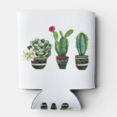 Rafraîchisseur Pour Canette cactus, succulent, aquarelle, fiesta, mexicaine, (Dos)