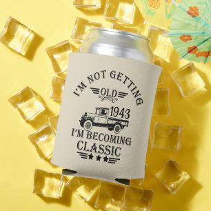 Rafraîchisseur Pour Canette Cadeau d'anniversaire vintage personnalisé