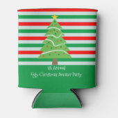 Rafraîchisseur Pour Canette Cadeau de fête de Noël moche (Devant)