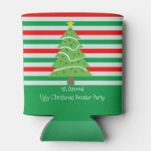 Rafraîchisseur Pour Canette Cadeau de fête de Noël moche (Dos)