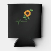 Rafraîchisseur Pour Canette Cadeau de fleurs de tournesol (Devant)