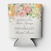 Rafraîchisseur Pour Canette Cadeau de Mariage Pastel Citrus Main Squeeze (Devant)