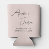 Rafraîchisseur Pour Canette Cadeau de mariage rose poudré À avoir et à tenir (Dos)