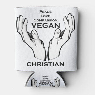 Rafraîchisseur Pour Canette cadeau message chrétien vegan