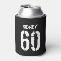 Cadeau personnalisé 60e anniversaire Black White G
