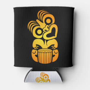 Rafraîchisseur Pour Canette Cadeau tribal de tatouage de Hei Tiki de musique