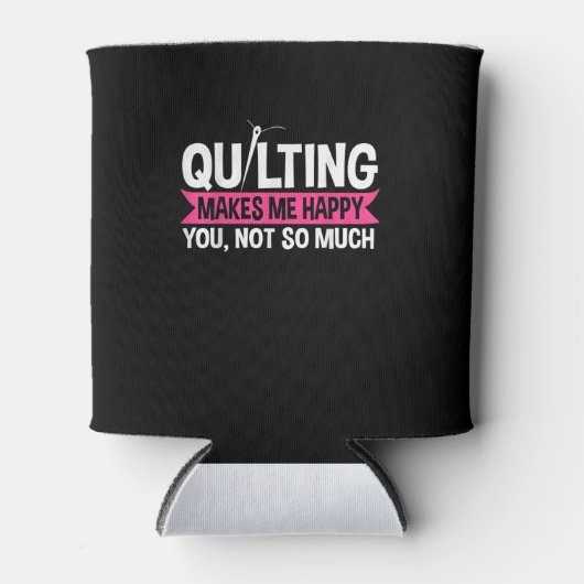 Rafraîchisseur Pour Canette Cadeaux de couture de courtepointe (Devant)