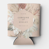 Rafraîchisseur Pour Canette Cadre d'oasis bohème rustique (Devant)