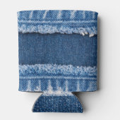 Rafraîchisseur Pour Canette Cadre en tissu à deux tons blanchis (Dos)