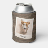 Rafraîchisseur Pour Canette Cadre photo pour animaux de compagnie Bois rustiqu (Can Dos)