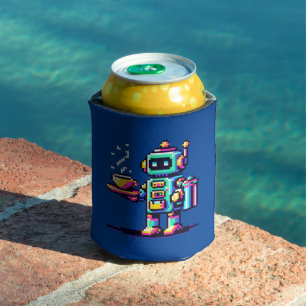 Rafraîchisseur Pour Canette Café Bot : Barista Robotique 8 bits