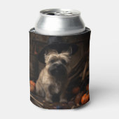 Rafraîchisseur Pour Canette Cairn Terrier Citrouilles Halloween effroi (Can devant)
