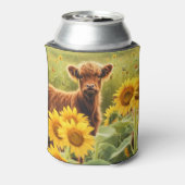 Rafraîchisseur Pour Canette Calf des Highlands dans Sunflower mou (Can Dos)