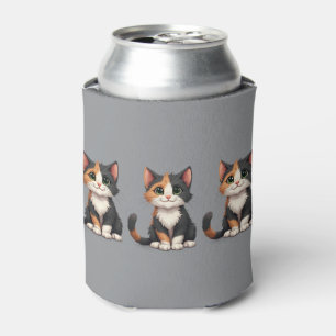 Rafraîchisseur Pour Canette Calico Kitten Whimsical avec attitude