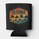 Rafraîchisseur Pour Canette CALIFORNIA SUNSET PALM TREES Summer (Dos)