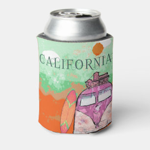 Rafraîchisseur Pour Canette California Travel Poster Can Cooler