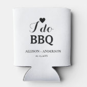 Rafraîchisseur Pour Canette Calligraphie moderne i do barbecue douche nuptiale (Dos)