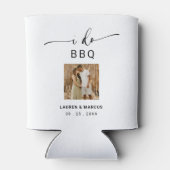 Rafraîchisseur Pour Canette Calligraphie Rustique moderne Je fais BBQ (Dos)