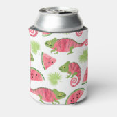 Rafraîchisseur Pour Canette Caméléons tropicaux, pastèques : motif mignon (Can Dos)