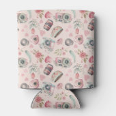 Rafraîchisseur Pour Canette Caméra Floral (Dos)