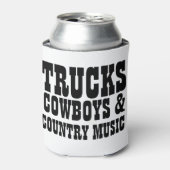 Rafraîchisseur Pour Canette Camions Cowboys & Country Music Can Cooler (Can devant)