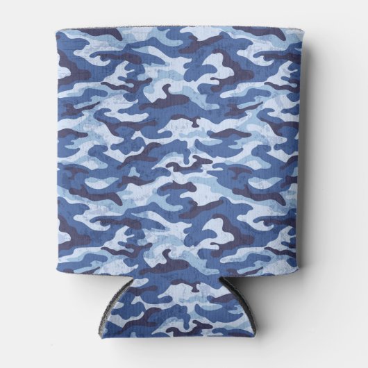 Rafraîchisseur Pour Canette Camo bleu-froid (Devant)