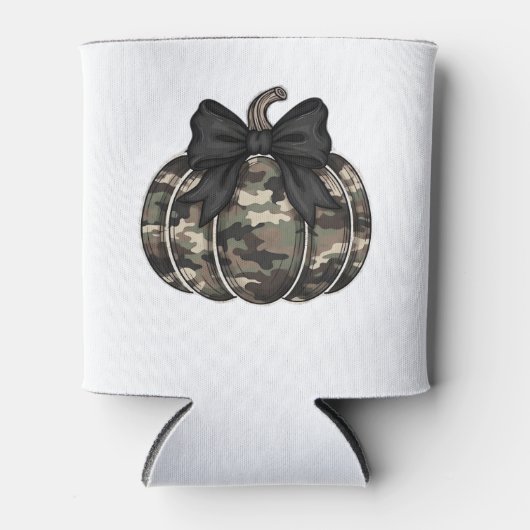 Rafraîchisseur Pour Canette Camo Citrouille classique T-shirt.png (Devant)
