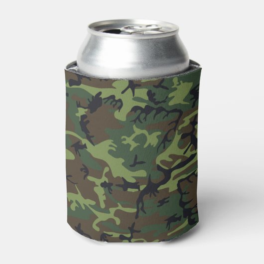 Rafraîchisseur Pour Canette Camo vert de style militaire très Cool (Can devant)