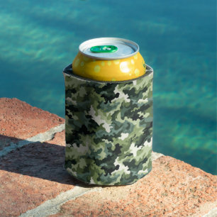 Rafraîchisseur Pour Canette Camo Vert Pâte