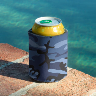 Rafraîchisseur Pour Canette Camouflage bleu marine, Militaire, Armée