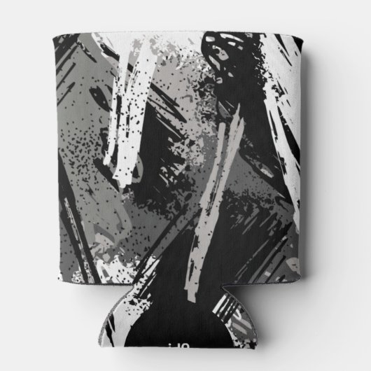 Rafraîchisseur Pour Canette Camouflage gris noir (Dos)