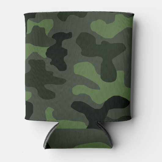 Rafraîchisseur Pour Canette camouflage gris vert foncé no.14 imprimer (Devant)