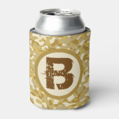 Rafraîchisseur Pour Canette Camouflage Monogramme Brown Chasse et pêche (Can devant)