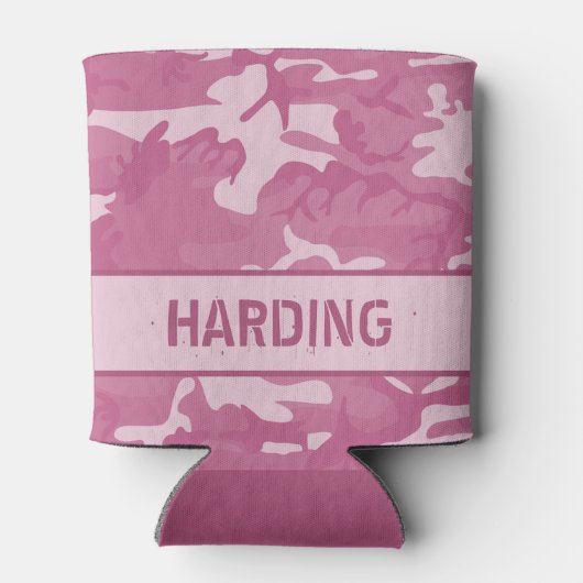 Rafraîchisseur Pour Canette Camouflage Monogramme Pink Can Cooler (Dos)
