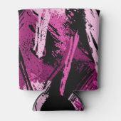 Rafraîchisseur Pour Canette Camouflage rose et noir (Devant)