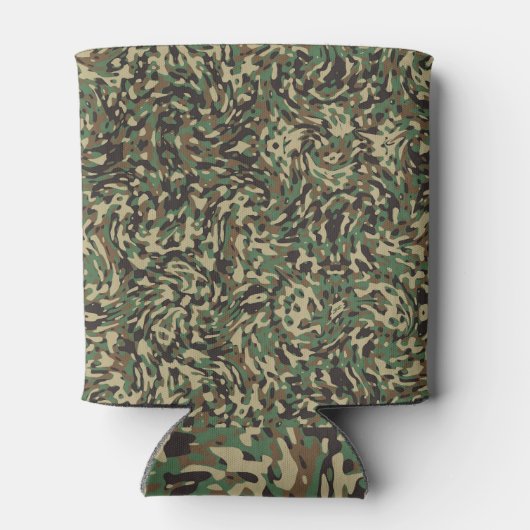 Rafraîchisseur Pour Canette Camouflage vert tendance (Dos)